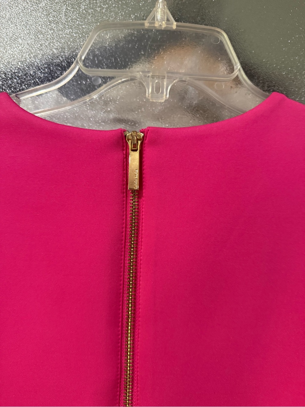 Calvin Klein Sleeveless Hot Fitted Pink Sheath Dress - Size 12 - Picture 3 of 4